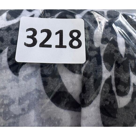 The Balance Collection Large Hooded Cover Up Black Gray Floral - Picture 7 of 7